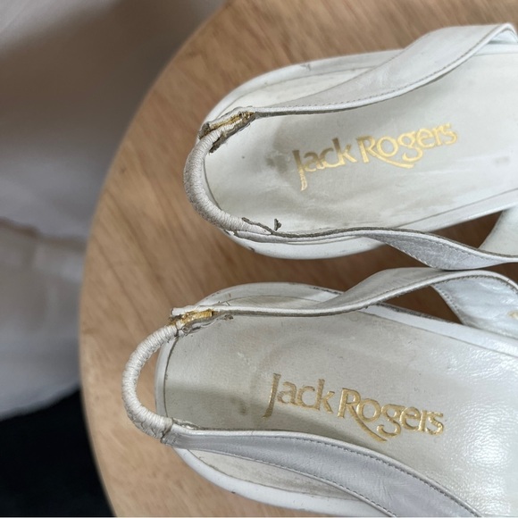 Vintage Leather Jack Rogers Wedge - Picture 5 of 10